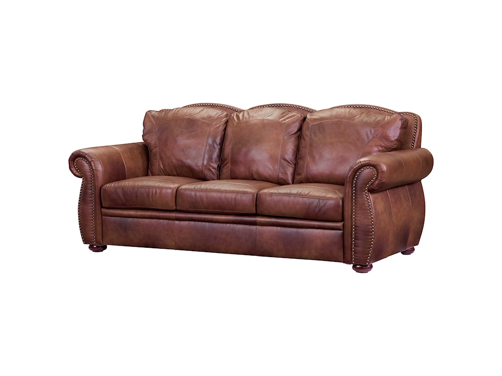 casa italia leather sofa
